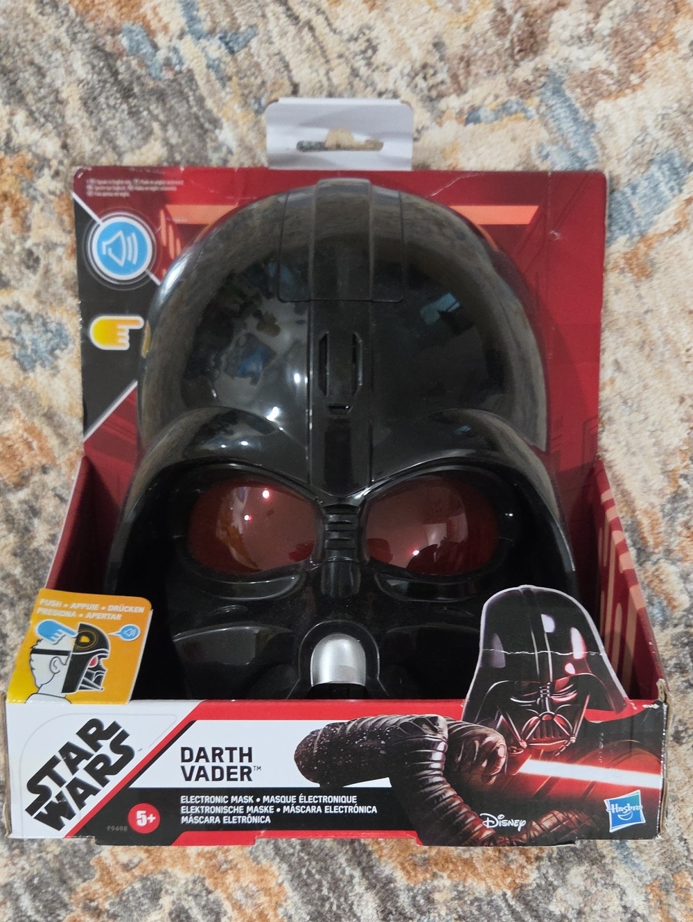 Hasbro Star Wars Darth Vader Mask - Black with Red Lenses